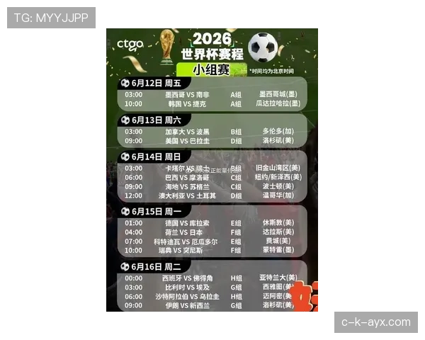 2026世界杯新西兰队赛程前瞻 小组突围关键战解析